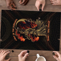 Hecate Triple Goddess Puzzle Greek Hecate Flaming Torches Key Snake And Hounds