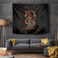 Hecate Triple Goddess Tapestry Greek Hecate Flaming Torches Key Snake And Hounds