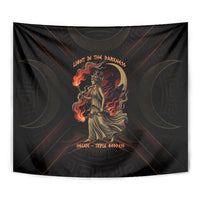 Hecate Triple Goddess Tapestry Greek Hecate Flaming Torches Key Snake And Hounds