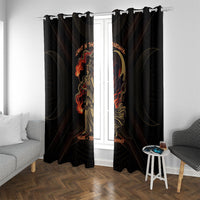 Hecate Triple Goddess Window Curtain Greek Hecate Flaming Torches Key Snake And Hounds