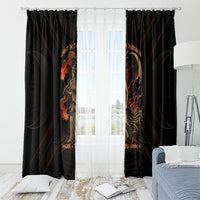 Hecate Triple Goddess Window Curtain Greek Hecate Flaming Torches Key Snake And Hounds