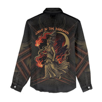 Hecate Triple Goddess Women Casual Shirt Greek Hecate Flaming Torches Key Snake And Hounds