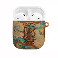 Hecate Goddess Of Witchcraft AirPods Case Hecate Flaming Torch Serpent And Strophalos Wheel Greek