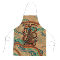 Hecate Goddess Of Witchcraft Apron Hecate Flaming Torch Serpent And Strophalos Wheel Greek