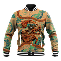Hecate Goddess Of Witchcraft Baseball Jacket Hecate Flaming Torch Serpent And Strophalos Wheel Greek
