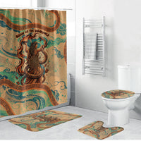 Hecate Goddess Of Witchcraft Bathroom Set Hecate Flaming Torch Serpent And Strophalos Wheel Greek