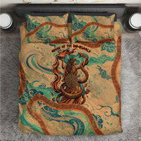 Hecate Goddess Of Witchcraft Bedding Set Hecate Flaming Torch Serpent And Strophalos Wheel Greek