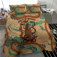 Hecate Goddess Of Witchcraft Bedding Set Hecate Flaming Torch Serpent And Strophalos Wheel Greek