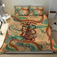 Hecate Goddess Of Witchcraft Bedding Set Hecate Flaming Torch Serpent And Strophalos Wheel Greek