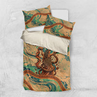Hecate Goddess Of Witchcraft Bedding Set Hecate Flaming Torch Serpent And Strophalos Wheel Greek
