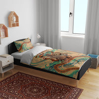 Hecate Goddess Of Witchcraft Bedding Set Hecate Flaming Torch Serpent And Strophalos Wheel Greek