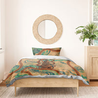 Hecate Goddess Of Witchcraft Bedding Set Hecate Flaming Torch Serpent And Strophalos Wheel Greek
