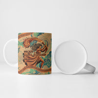 Hecate Goddess Of Witchcraft Ceramic Mug Hecate Flaming Torch Serpent And Strophalos Wheel Greek