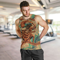 Hecate Goddess Of Witchcraft Men Tank Top Hecate Flaming Torch Serpent And Strophalos Wheel Greek