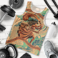 Hecate Goddess Of Witchcraft Men Tank Top Hecate Flaming Torch Serpent And Strophalos Wheel Greek