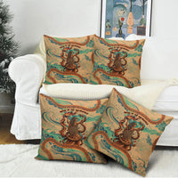 Hecate Goddess Of Witchcraft Pillow Cover Hecate Flaming Torch Serpent And Strophalos Wheel Greek