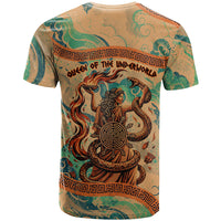 Hecate Goddess Of Witchcraft T Shirt Hecate Flaming Torch Serpent And Strophalos Wheel Greek