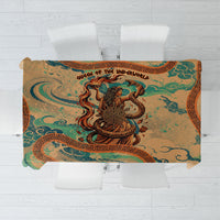 Hecate Goddess Of Witchcraft Tablecloth Hecate Flaming Torch Serpent And Strophalos Wheel Greek