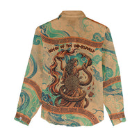 Hecate Goddess Of Witchcraft Women Casual Shirt Hecate Flaming Torch Serpent And Strophalos Wheel Greek