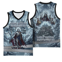 Mount Olympus Basketball Jersey Throne Of The Twelve Gods Greek Mythology
