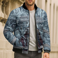 Mount Olympus Bomber Puffer Jacket Throne Of The Twelve Gods Greek Mythology