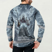 Mount Olympus Button Sweatshirt Throne Of The Twelve Gods Greek Mythology
