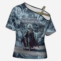Mount Olympus Cross Shoulder Shirt Throne Of The Twelve Gods Greek Mythology