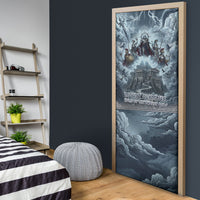 Mount Olympus Door Cover Throne Of The Twelve Gods Greek Mythology