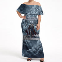 Mount Olympus Off Shoulder Maxi Dress Throne Of The Twelve Gods Greek Mythology