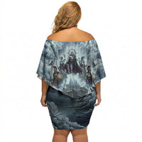 Mount Olympus Off Shoulder Short Dress Throne Of The Twelve Gods Greek Mythology