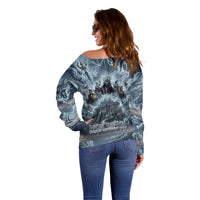 Mount Olympus Off Shoulder Sweater Throne Of The Twelve Gods Greek Mythology