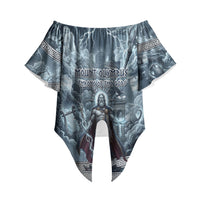 Mount Olympus Off Shoulder Wrap Waist Top Throne Of The Twelve Gods Greek Mythology