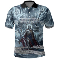 Mount Olympus Polo Shirt Throne Of The Twelve Gods Greek Mythology
