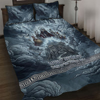 Mount Olympus Quilt Bed Set Throne Of The Twelve Gods Greek Mythology
