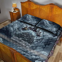 Mount Olympus Quilt Bed Set Throne Of The Twelve Gods Greek Mythology