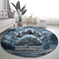 Mount Olympus Round Carpet Throne Of The Twelve Gods Greek Mythology