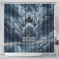 Mount Olympus Shower Curtain Throne Of The Twelve Gods Greek Mythology