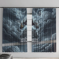 Mount Olympus Window Curtain Throne Of The Twelve Gods Greek Mythology