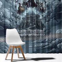 Mount Olympus Window Curtain Throne Of The Twelve Gods Greek Mythology