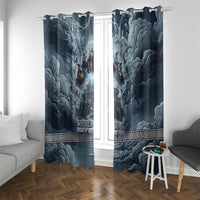 Mount Olympus Window Curtain Throne Of The Twelve Gods Greek Mythology