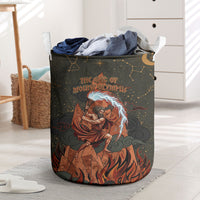 Mount Olympus Laundry Basket Greek Prometheus Torch Flame Lightning Mountain Constellations