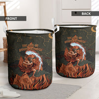 Mount Olympus Laundry Basket Greek Prometheus Torch Flame Lightning Mountain Constellations