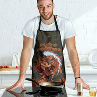 Mount Olympus Apron Greek Prometheus Torch Flame Lightning Mountain Constellations