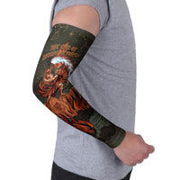 Mount Olympus Arm Sleeves Greek Prometheus Torch Flame Lightning Mountain Constellations