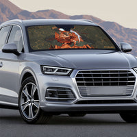 Mount Olympus Auto Sun Shade Greek Prometheus Torch Flame Lightning Mountain Constellations