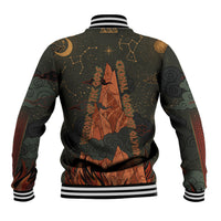 Mount Olympus Baseball Jacket Greek Prometheus Torch Flame Lightning Mountain Constellations