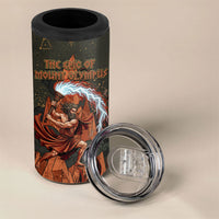 Mount Olympus 4 in 1 Can Cooler Tumbler Greek Prometheus Torch Flame Lightning Mountain Constellations