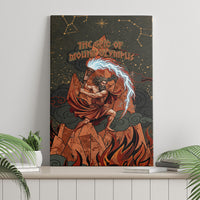 Mount Olympus Canvas Wall Art Greek Prometheus Torch Flame Lightning Mountain Constellations