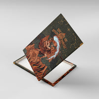 Mount Olympus Canvas Wall Art Greek Prometheus Torch Flame Lightning Mountain Constellations