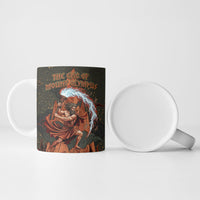 Mount Olympus Ceramic Mug Greek Prometheus Torch Flame Lightning Mountain Constellations